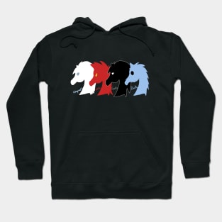 Horsemn Horses Emblem (custom) - Famine (backside) Hoodie